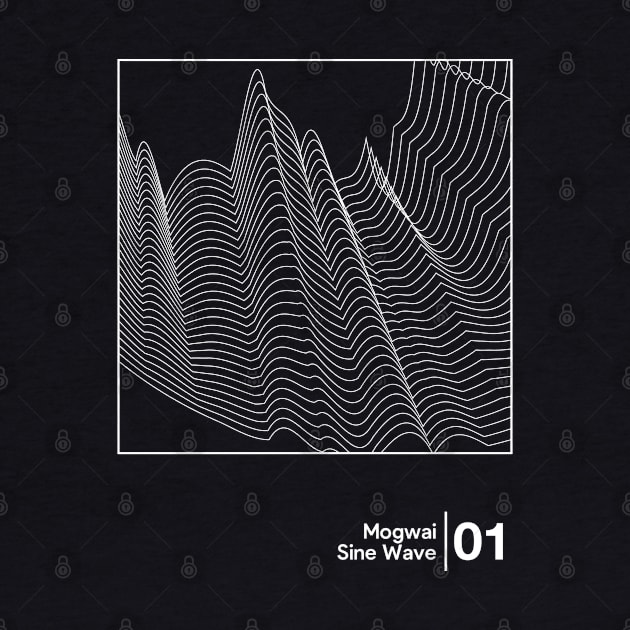 Mogwai - Sine Wave / Minimal Style Graphic Artwork by saudade